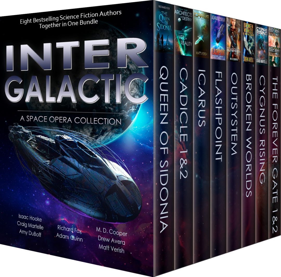 Intergalactic An Epic Space Opera Collection by Isaac Hooke, et al. Book Barbarian