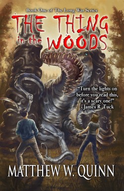 The Thing In The Woods by Matthew W Quinn | Book Barbarian