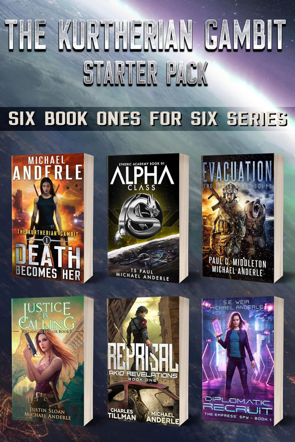 The Kurtherian Gambit Starter Pack Six Book Ones For Six Series by